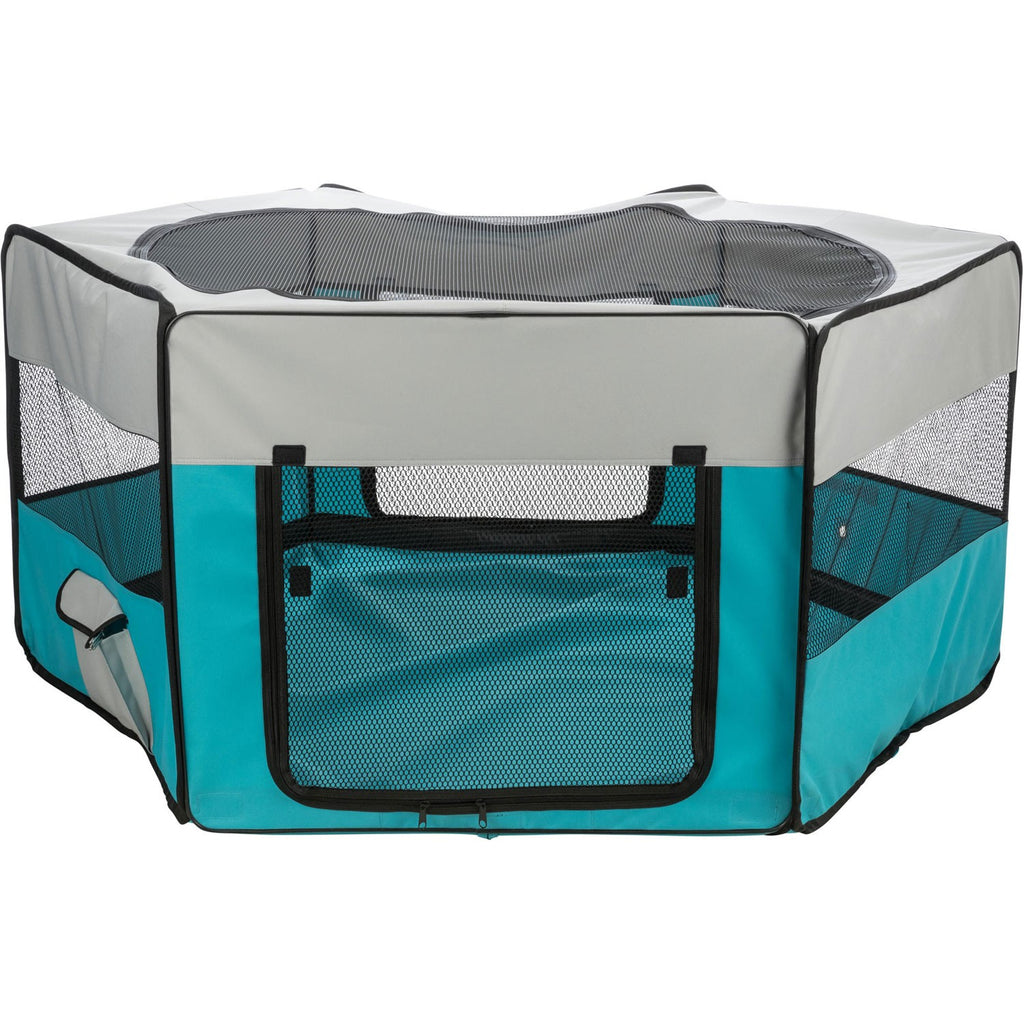 Recinto Exterior turquesa/gris claro