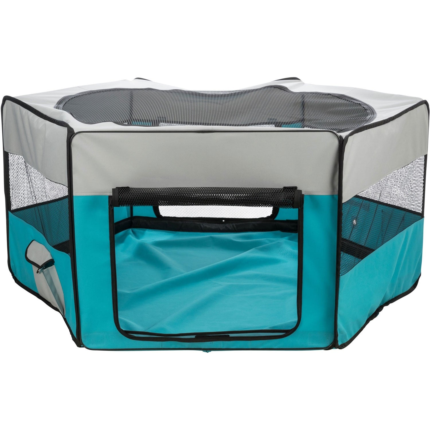 Recinto Exterior turquesa/gris claro