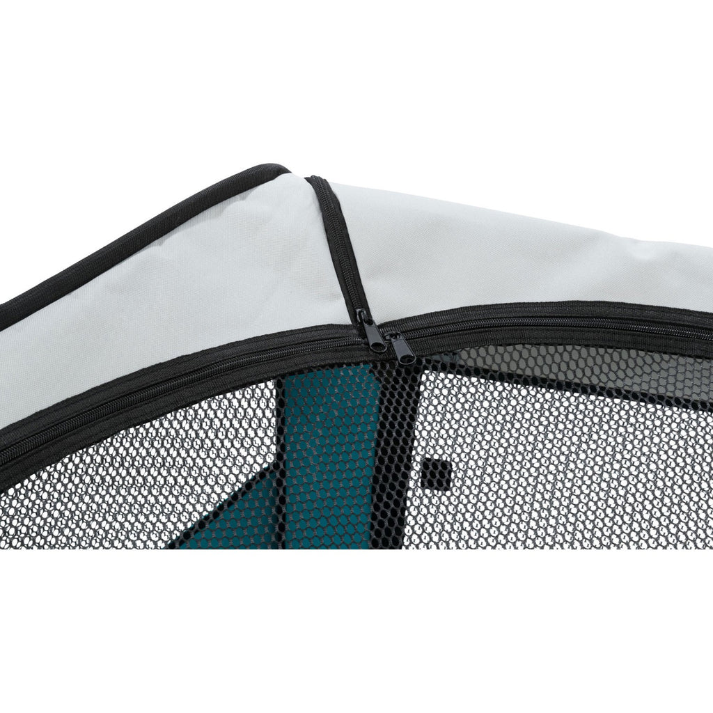 Recinto Exterior turquesa/gris claro