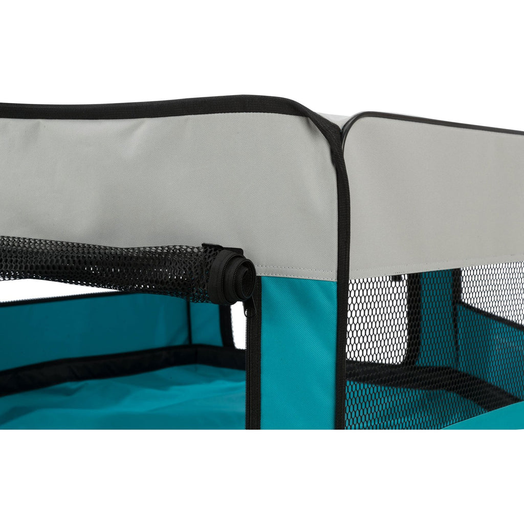 Recinto Exterior turquesa/gris claro