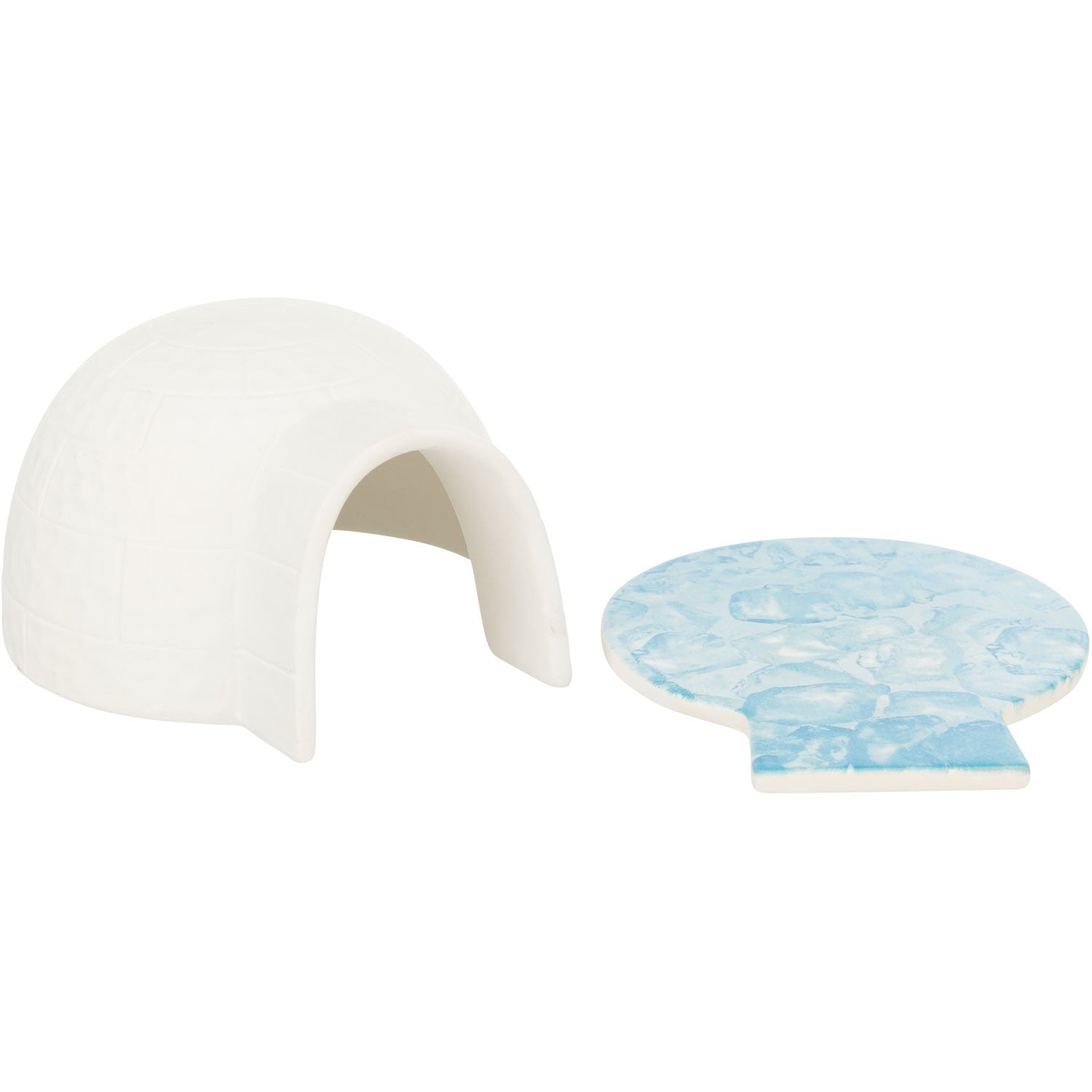Iglú con placa de refrigeración - Pack de 3 unidades blanco