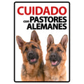 Señal A5 'Cuidado con Pastores Alemánes'