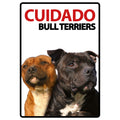 Señal A5 'Cuidado Bull Terriers'