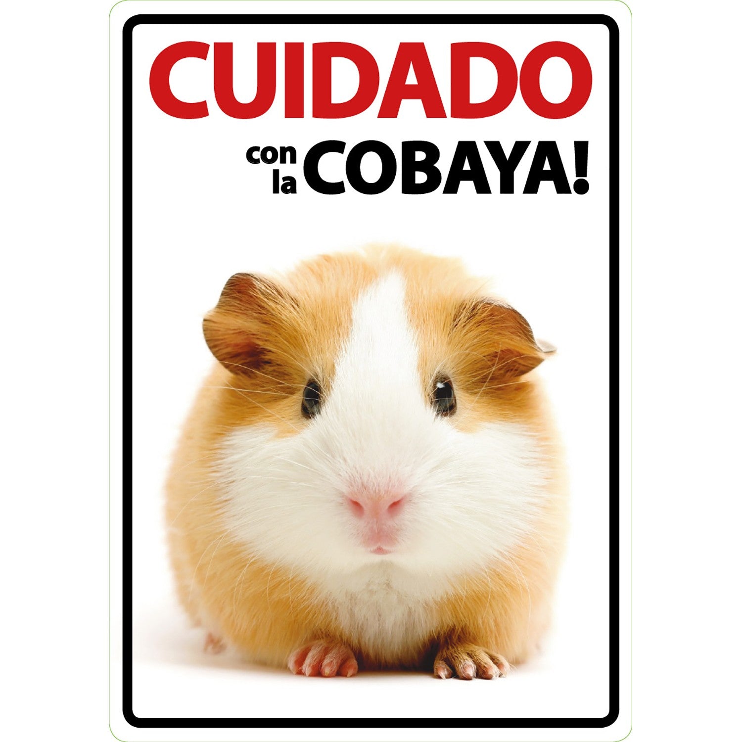 Señal A5 'Cuidado con la Cobaya'