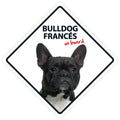 Señal con Ventosa 'Bulldog Francés on Board'