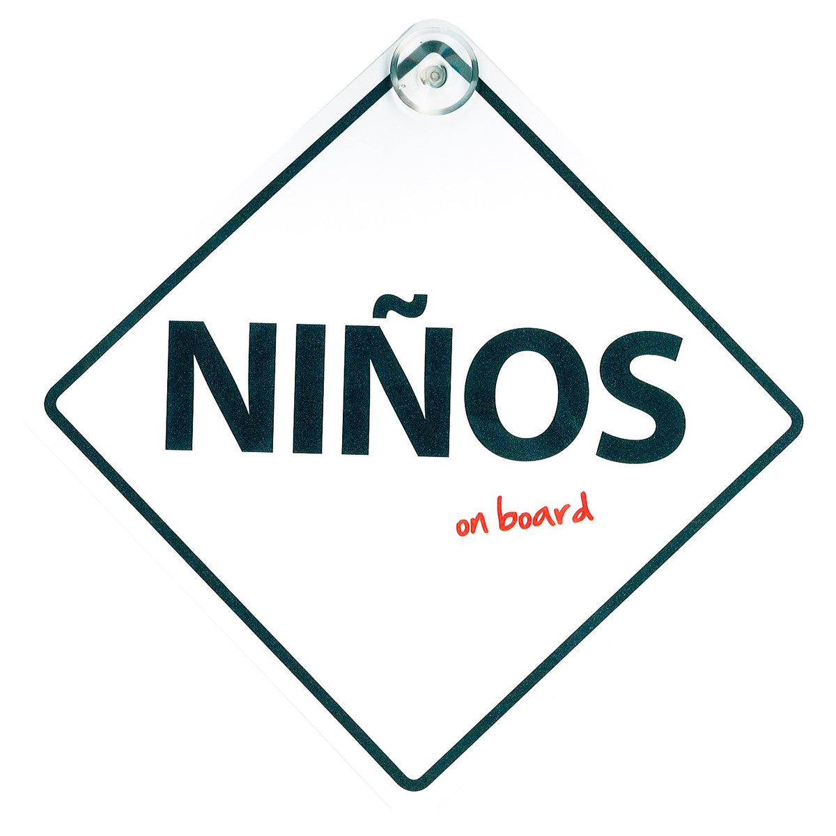 Señal con Ventosa 'Ninos on Board'
