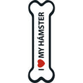 Señal-Hueso Magnético 'I Love my Hámster'