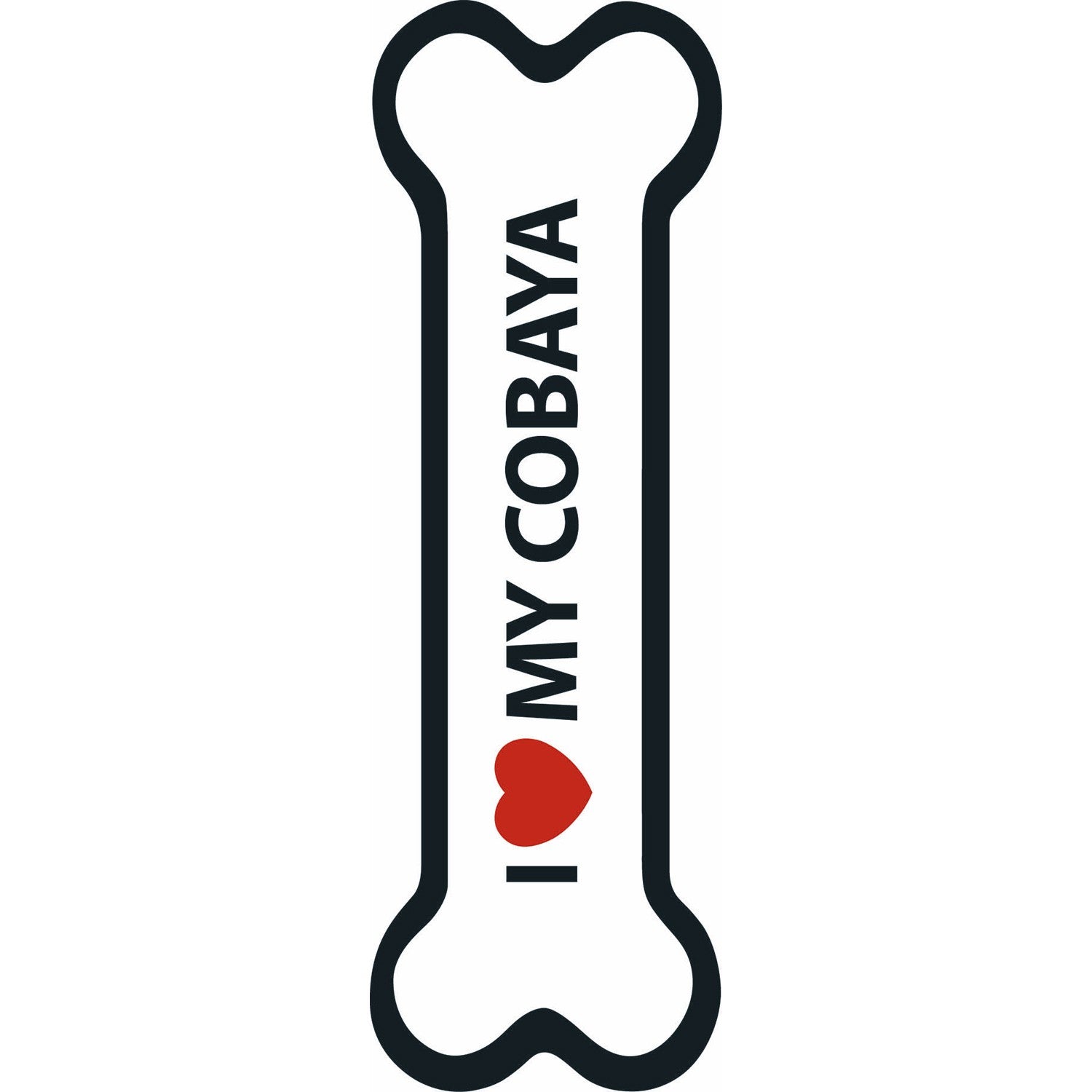 Señal-Hueso Magnético 'I Love my Cobaya'