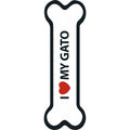 Señal-Hueso Magnético 'I Love my Gato'