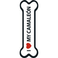 Señal-Hueso Magnético 'I Love my Camaleón'