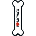 Señal-Hueso Magnético 'I Love my Yaco'