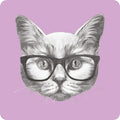 Posavasos Gato con Gafas de Sol