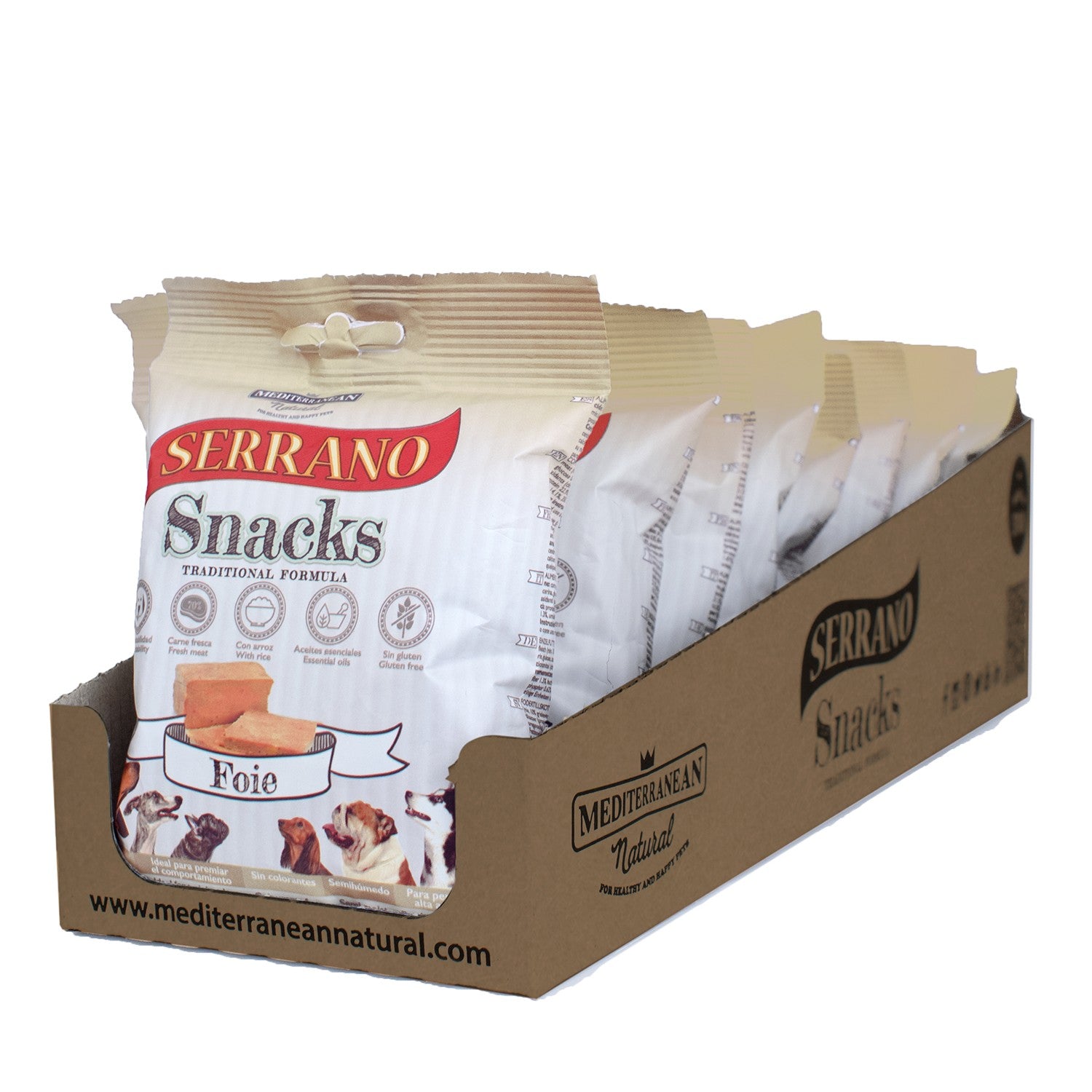 Snacks Serrano Hígado - Pack de 12 unidades