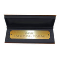 Cajita madera regalo placas puertas