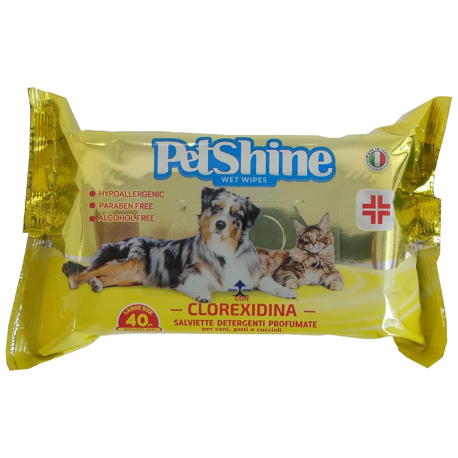 Toallitas Higiene para Perro y Gato, Clorexidina