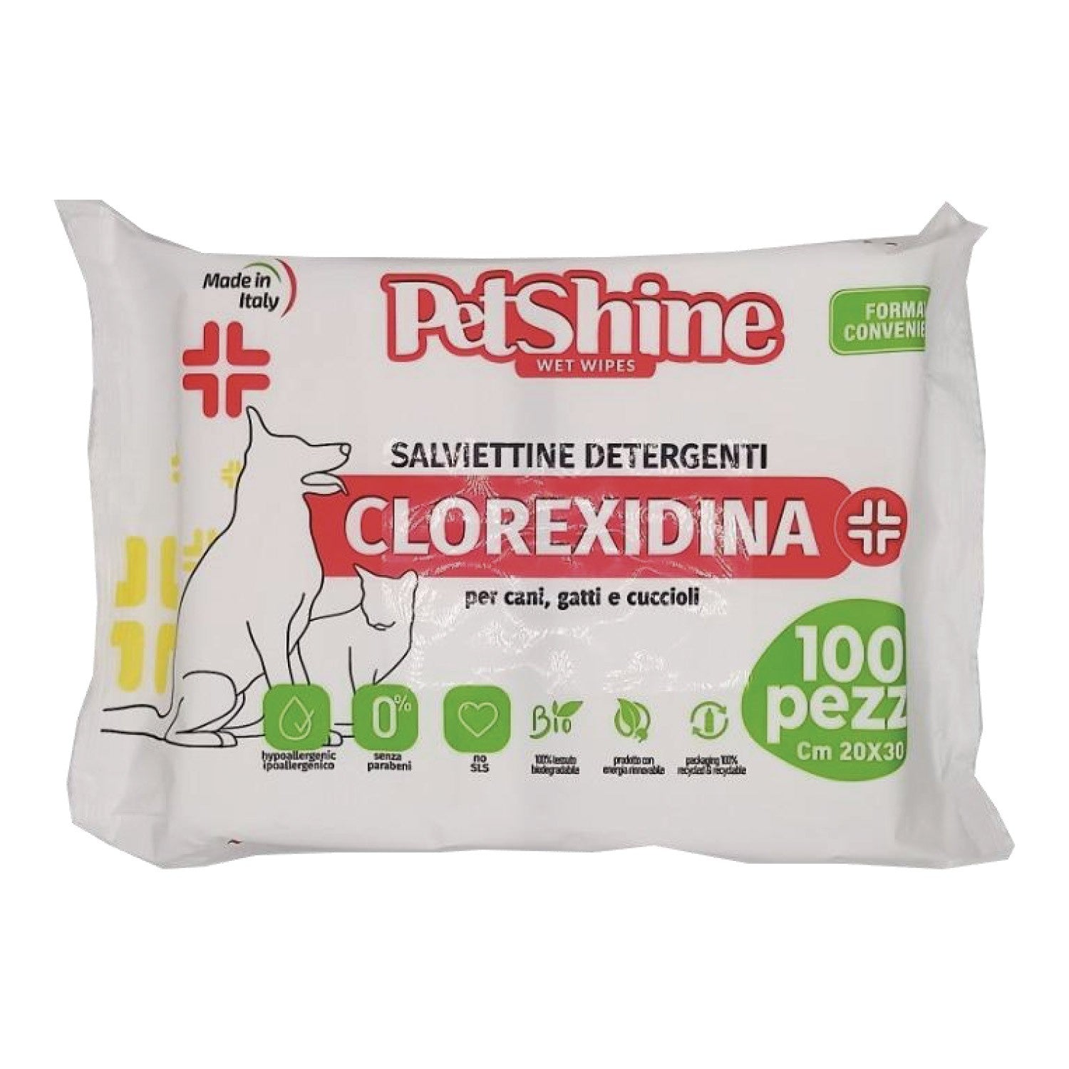 Toallitas Higiene Perro/Gato. Clorexidina - Pack de 7 unidades
