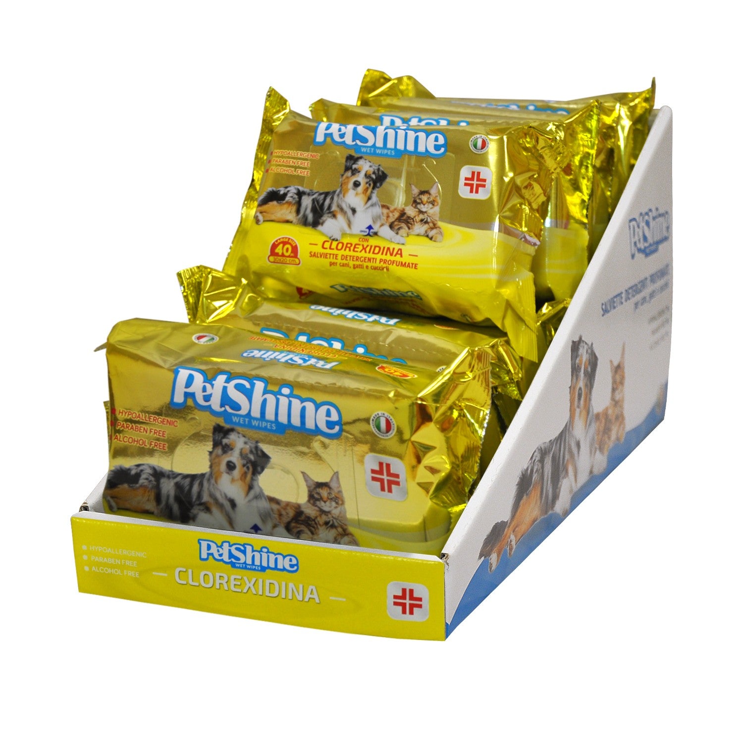 10 Toallitas Higiene Perro/Gato de Clorexidina