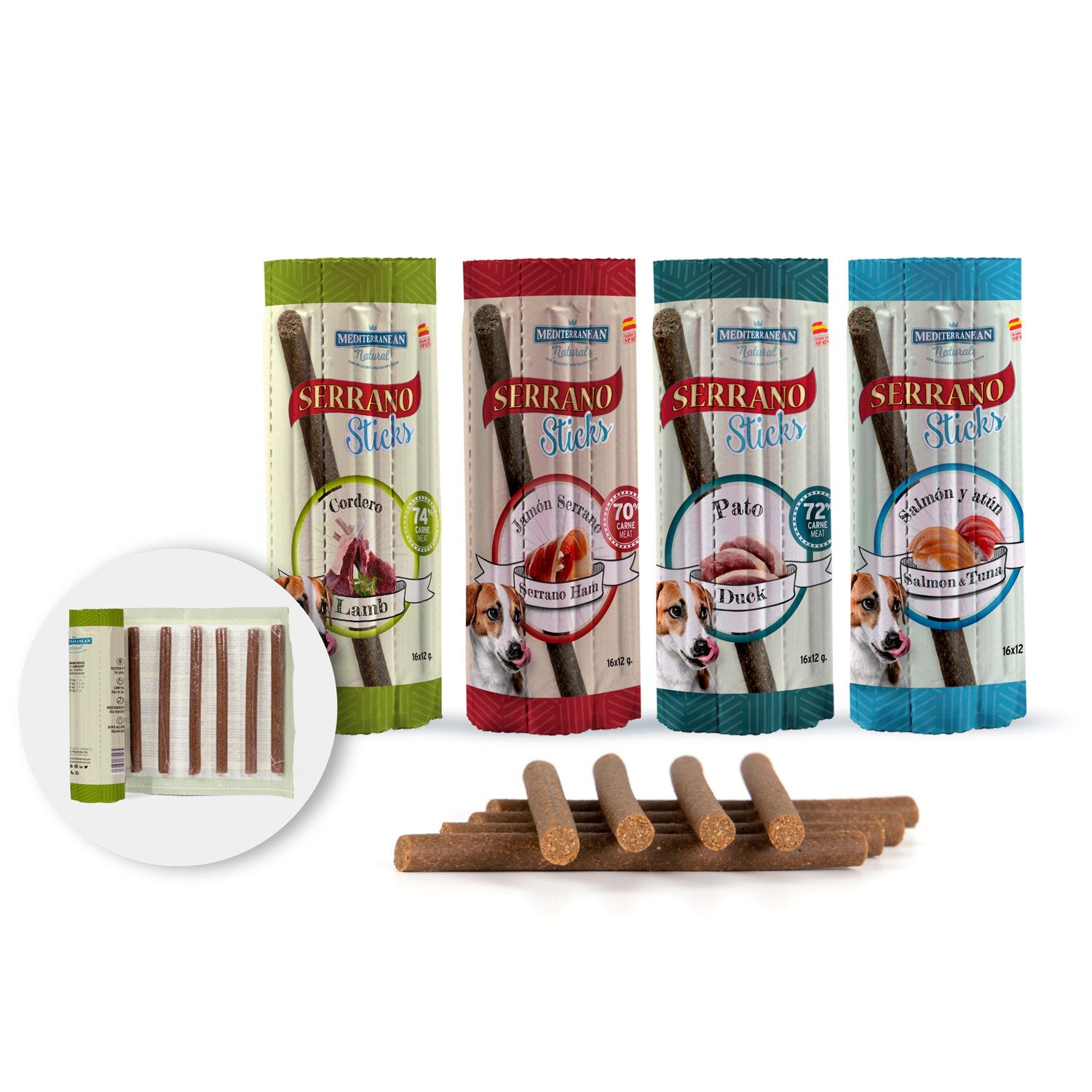 Sticks Serrano Pato - Pack de 10 unidades