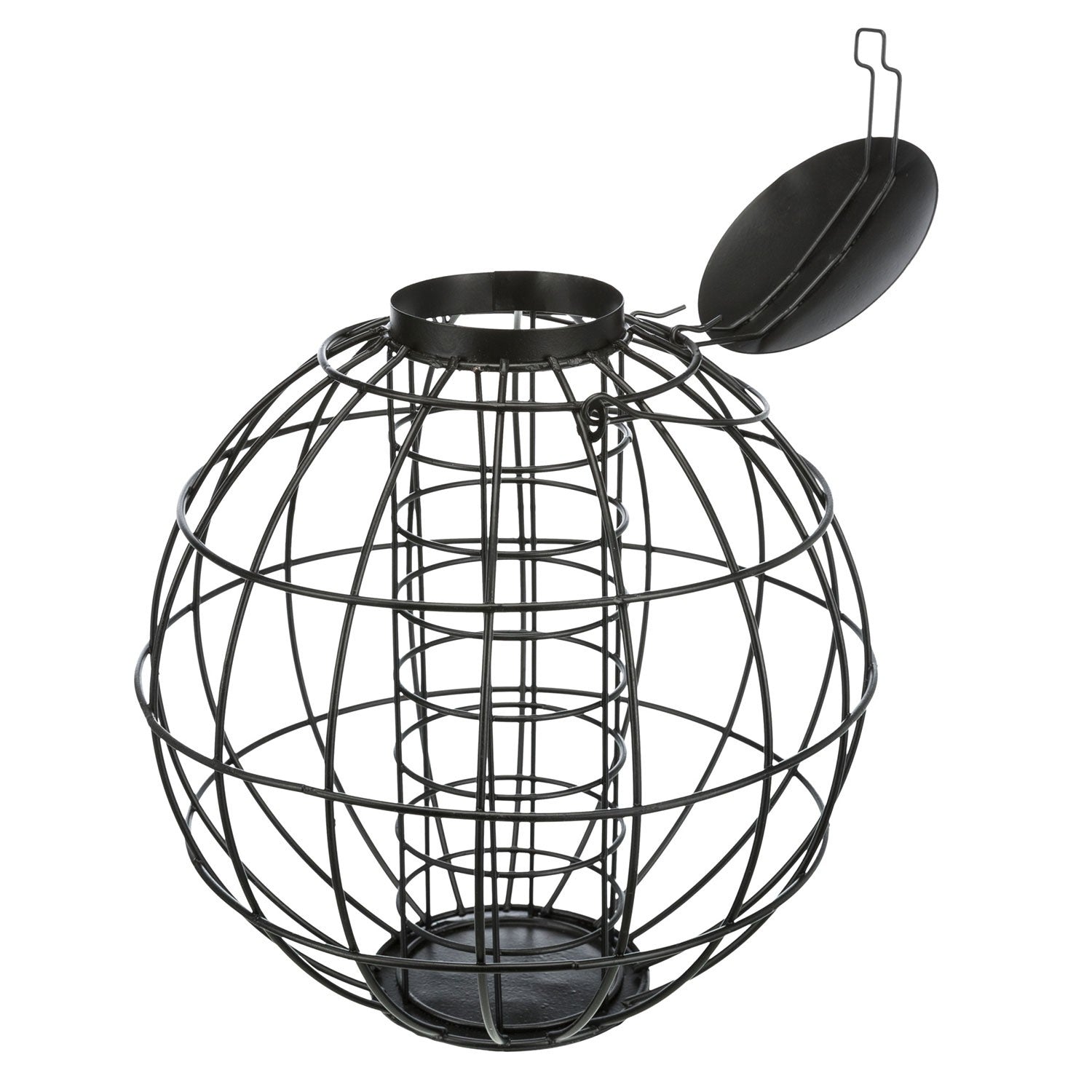 Comedero Bolas de Grasa, ø 22 × 24 cm, negro