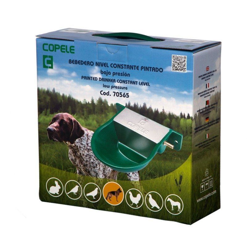 Bebedero para Perros de Nivel Constante Verde