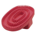 Cepillo de goma oval rojo