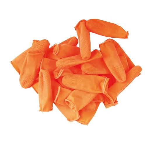 Dediles de látex Naranjas