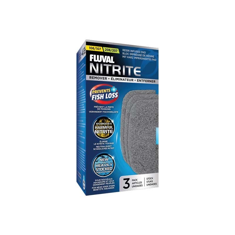 Bloques Filtrantes con Resina Fluval 07 – Eliminador de Nitritos
