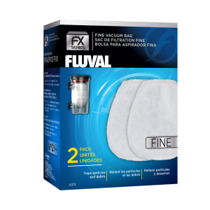 Fluval Bolsa Fina para Aspiradora FX – Repuesto Filtrante, 2uds