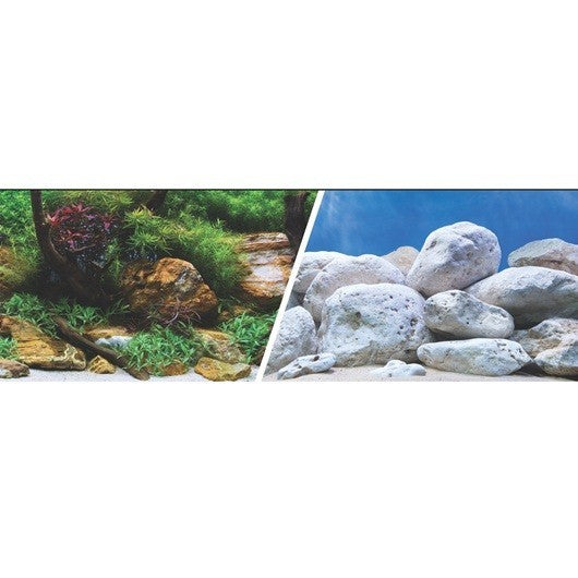 Marina 3D Jardín Acuático/Piedras 61 cm X 7,6m