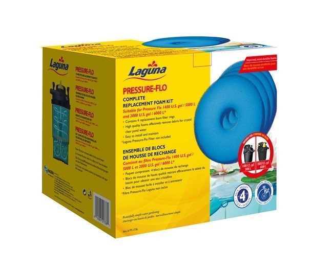 Laguna Esponjas para Pressure Flo 6000, 4uds