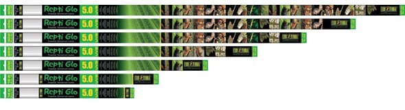 EXO TERRA REPTI GLO 5.0 FLUORESCENTE  40 W 120 CM