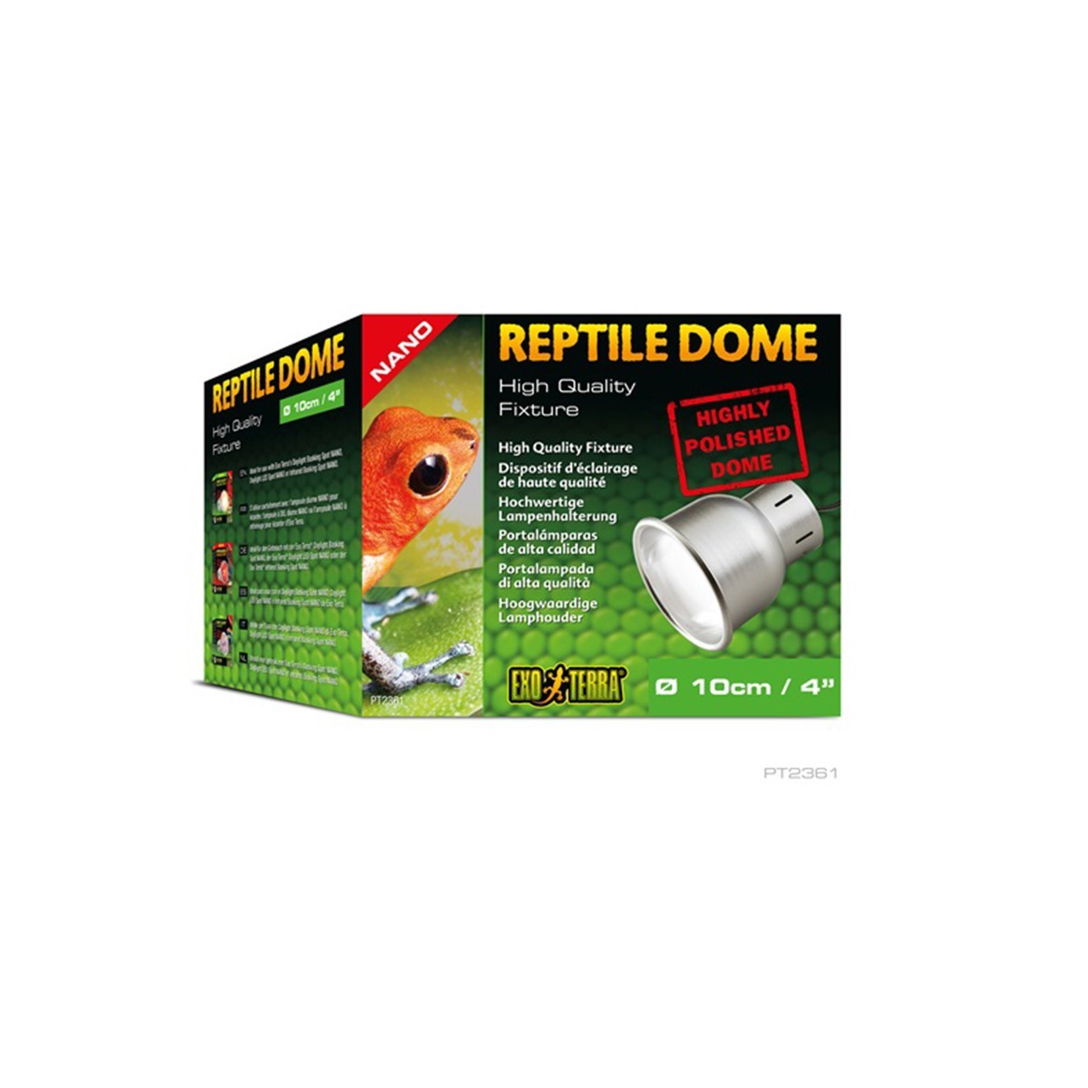 Exo Terra Reptile Dome Portalámparas Nano, 10cm