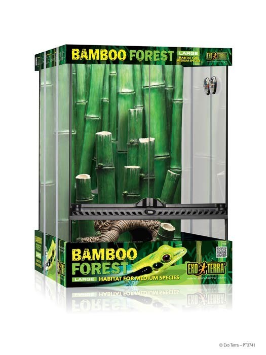 Exo Terra Kit Terrario Bamboo L. 45x45x60cm