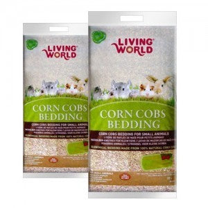 Living World Corn Cobs, Fresa 10L - Pack de 5 unidades