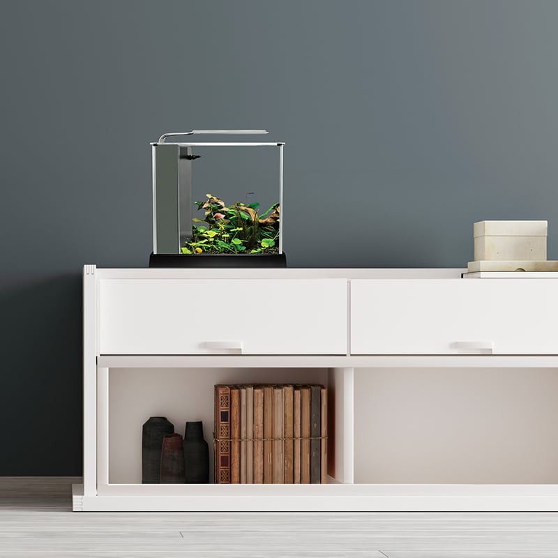 Fluval Spec Nano Acuario Negro, 10L