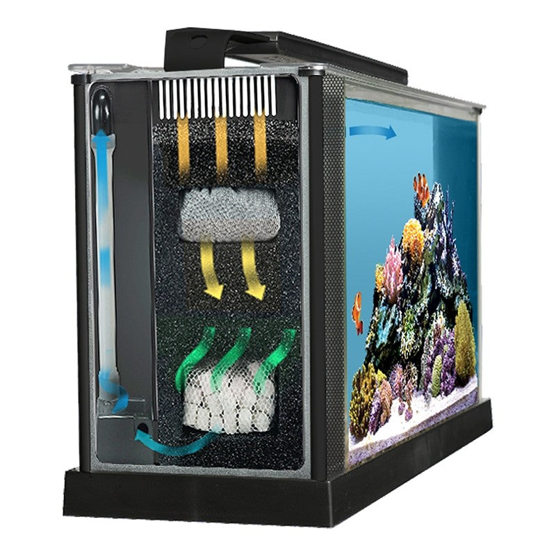 Fluval Evo Acuario Marino, Negro, 19L