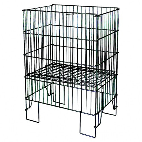 DUVO CESTA METALICA NEGRA 55 x 41 x 80 CM