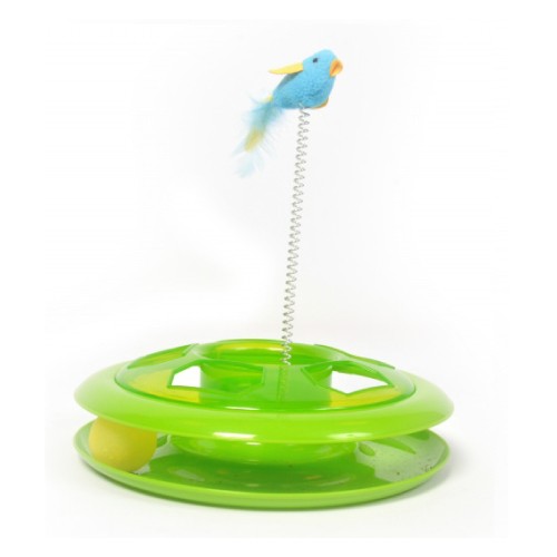 Juguete para Gato DUVO Happy Hoop Verde 27 cm