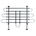 KF Separador Coche 3 Barras 100-160 x 75-130 cm Fds