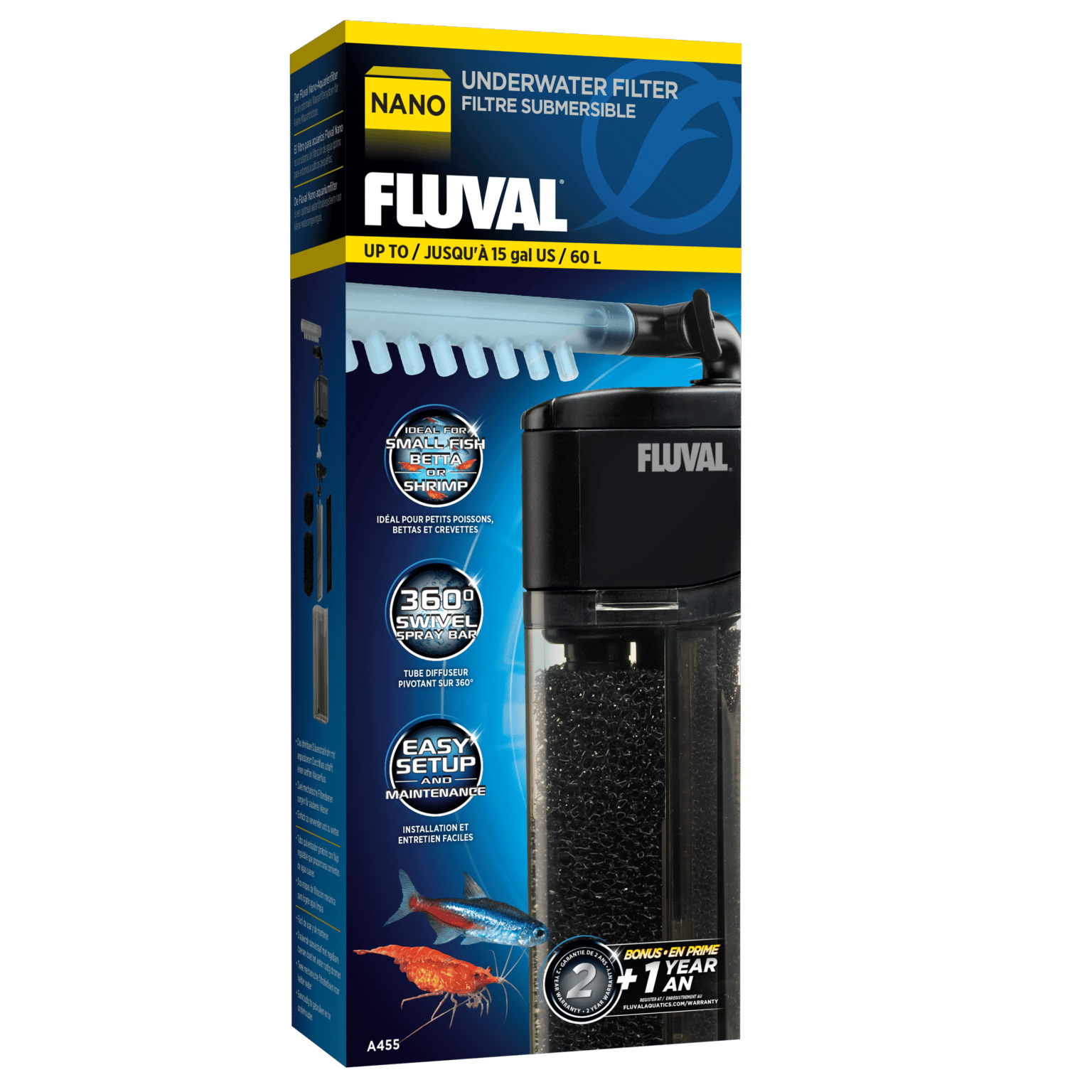 Fluval Filtro Interno Nano, 55L