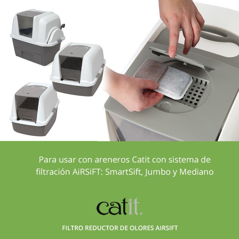 Catit AiRSiFT Filtro de Repuesto, 2uds