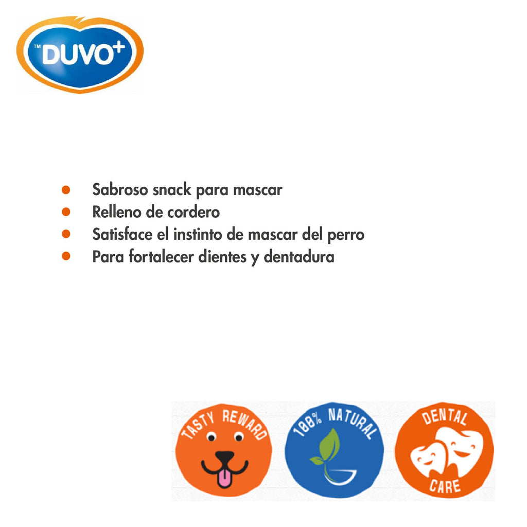 Duvo hueso calcio relleno de carne Caja 18 uds