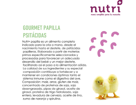 Papilla Nutriplus Psitácidas
