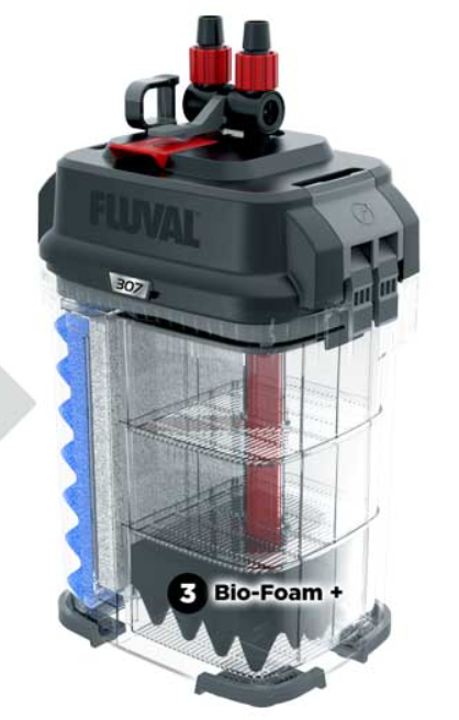 Fluval Bio-Foam Max Azul 407, 2uds