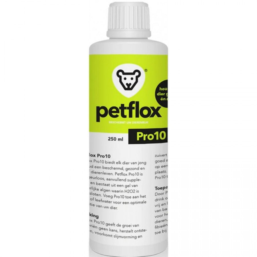 Petflox Pro10 250 ml (Purifiza e higieniza el agua de sus aves)