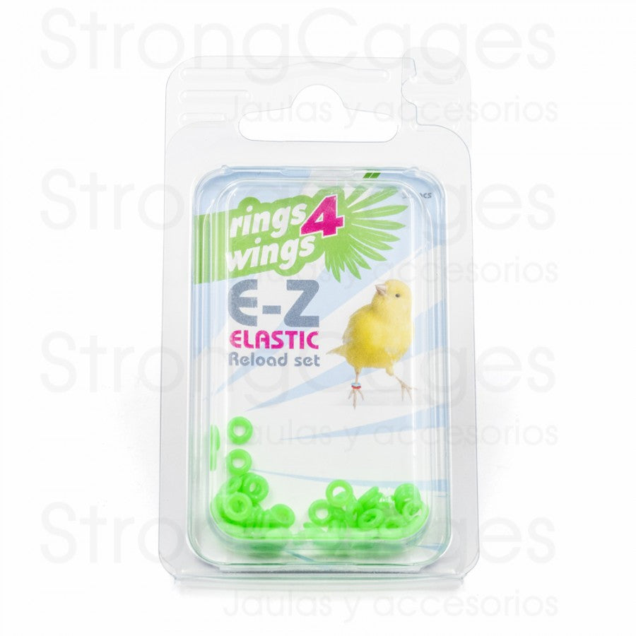 Anilla elástica 3 mm - Verde (50 unds)