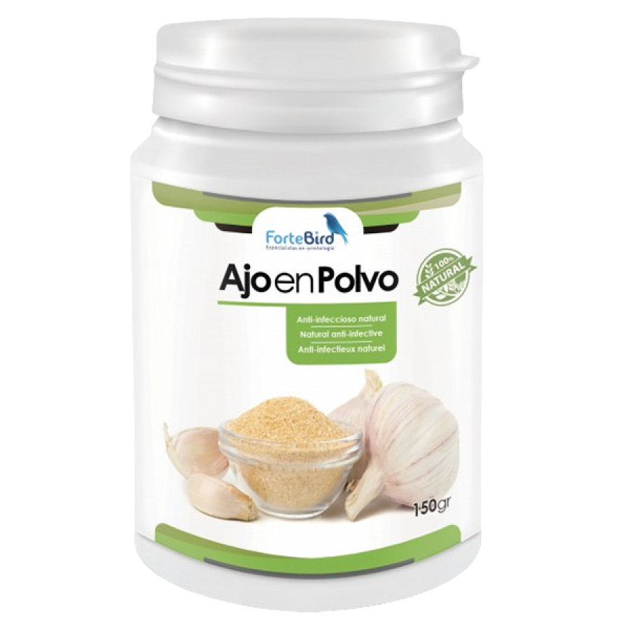 Ajo en Polvo 100% | Antiinfeccioso para aves