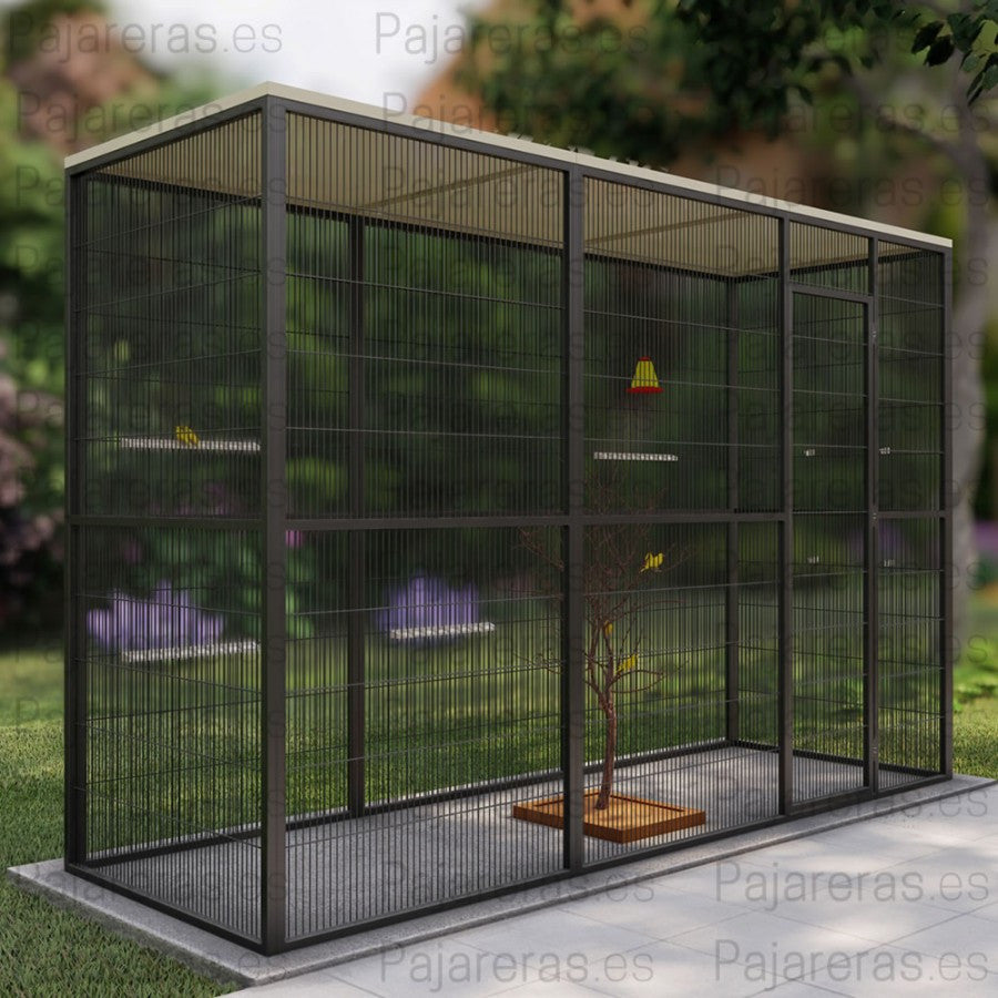 Voladera Altea (3X1 metros con techo plano)