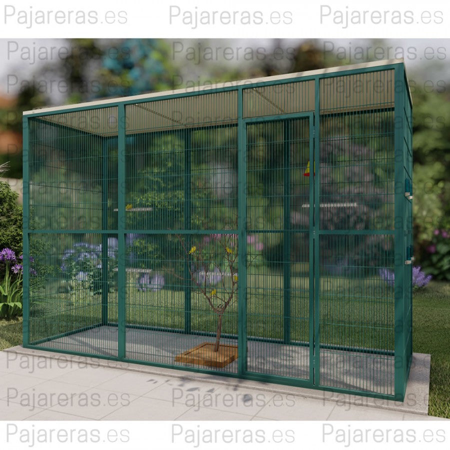 Voladera Altea (3X1 metros con techo plano)