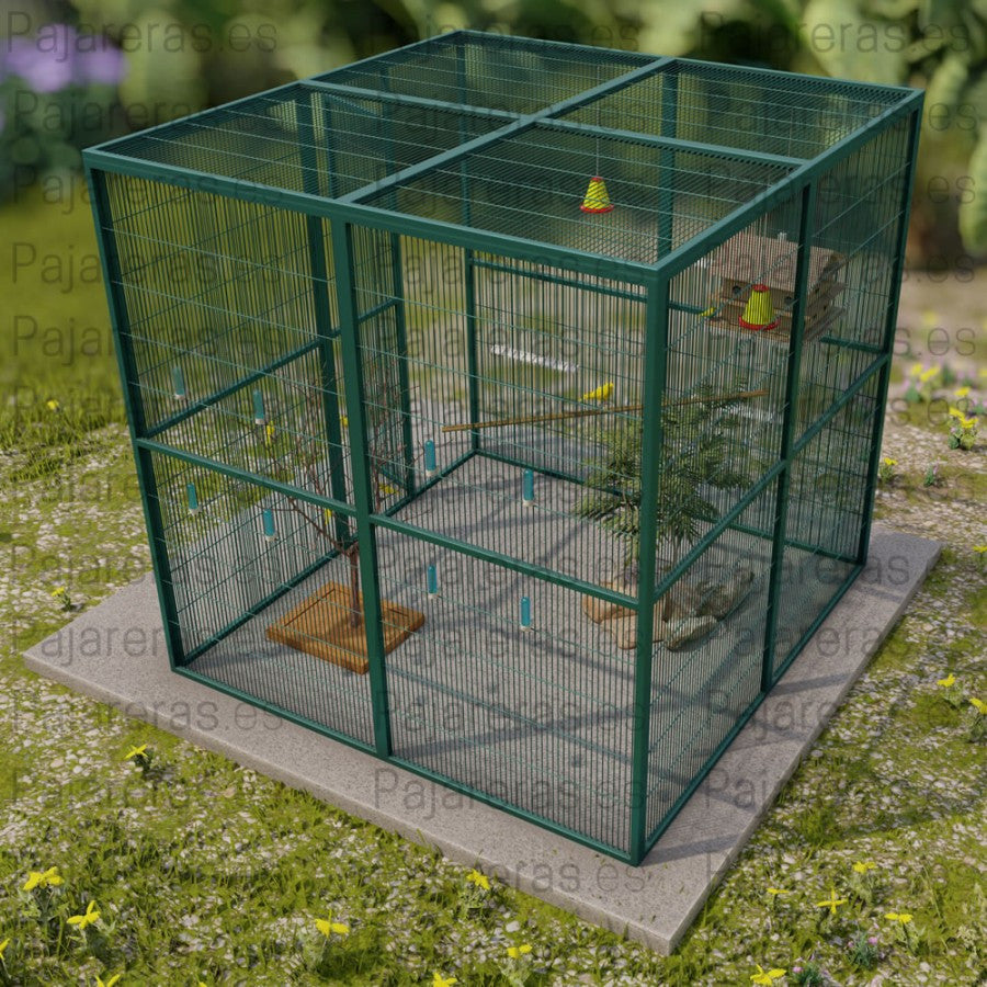 Voladera Calpe (2X2 metros techo de malla)